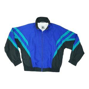 Vtg Lifes Adventures Dash Windbreaker M Pullover‎ Ski Jacket Hoodie Colorblock